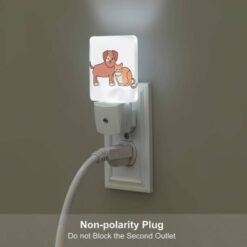 Night Light Set Of 2, A Dog And A Cat Are Sitting Next To Each Other. -Acrylic Night Light Shop 14c9bba712ce5e2951c2a00cbfcf13012cb3911b