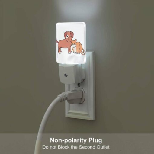 Night Light Set Of 2, A Dog And A Cat Are Sitting Next To Each Other. -Acrylic Night Light Shop 14c9bba712ce5e2951c2a00cbfcf13012cb3911b