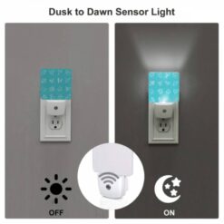 Night Light Set Of 2, A Collection Of Leaves And Flowers In Black And White. -Acrylic Night Light Shop 157cbdc4918fed6a9fc8776d31a71b0b85c3e542
