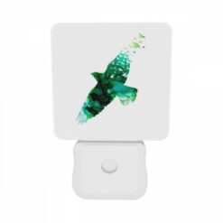 Night Light Set Of 2, A Green And Blue Bird Flying With A Flock Of Birds. -Acrylic Night Light Shop 158950fd443e858e734c8cd22d859921f0a1b64d