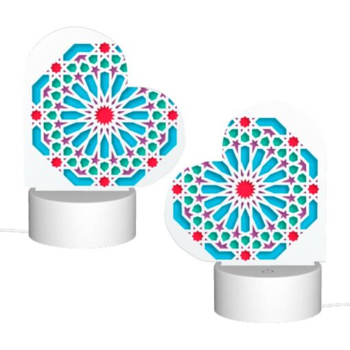 Love Acrylic Night Light, A Blue And Green Star Pattern. -Acrylic Night Light Shop 15a796a304853b5d7feba41998d7ffd668b4421f