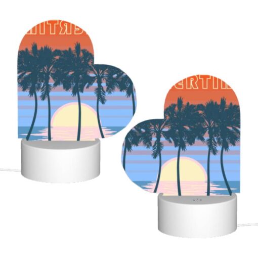 Love Acrylic Night Light, A Colorful Poster Of A Sunset With Palm Trees. -Acrylic Night Light Shop 15c98d739df081092e55a009272a2287c6473bc4 1
