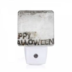 Night Light, A Happy Halloween Sign With A Spooky Background.