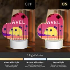 Love Acrylic Night Light, A Colorful Travel Poster Featuring A Bus And Palm Trees. -Acrylic Night Light Shop 16c7d973c514164d5fe0c920fed6375122e07b11
