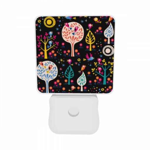 Night Light Set Of 2, A Colorful Tree With Birds Sitting On It. -Acrylic Night Light Shop 173ba47b30188f87e262cc195de2bf90ac94c905