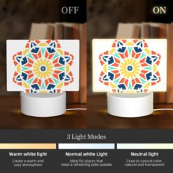 Rectangular Acrylic Night Light, A Colorful Flower With Yellow -Acrylic Night Light Shop 1793bf899633c93f7cacfa4f52ba7d4849781a3d