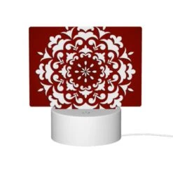 Rectangular Acrylic Night Light, A White And Red Flower Design On A Red Background. 9 Rectangular Acrylic Night Light, A White And Red Flower Design On A Red Background. -Acrylic Night Light Shop 18a6d738f2ebd6d2c11d05033b67df94a00cafcf