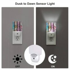 Night Light Set Of 2, Three Colorful Designs Are Displayed On A Row Of Paper. -Acrylic Night Light Shop 19ddbb776380317b3f8a94add7e44d1f63b2b194