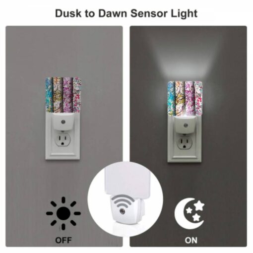 Night Light Set Of 2, Three Colorful Designs Are Displayed On A Row Of Paper. -Acrylic Night Light Shop 19ddbb776380317b3f8a94add7e44d1f63b2b194