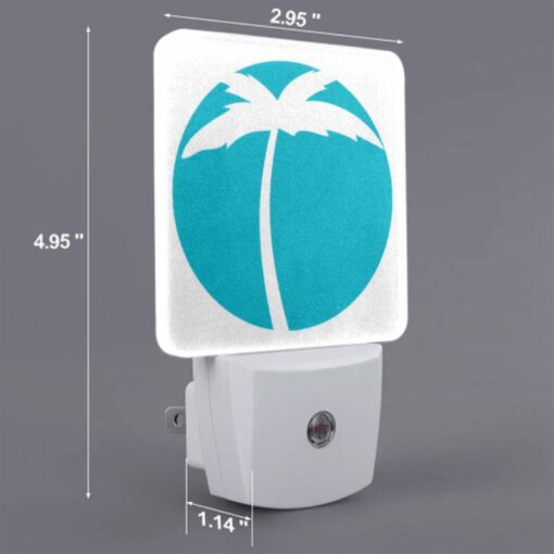 Night Light, A Blue Circle With A Palm Tree In It. -Acrylic Night Light Shop 1a4bf9355d859c1ef958e9c2ea3a9c217bdf8cd3