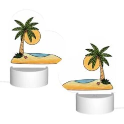 Love Acrylic Night Light, A Cartoon Drawing Of A Palm Tree On A Beach. 1 Love Acrylic Night Light, A Cartoon Drawing Of A Palm Tree On A Beach. -Acrylic Night Light Shop 1a6184f9b0ab91ddd028b8d3ab82c6ee7aff5430