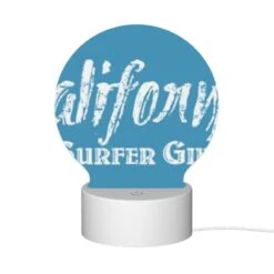Round Acrylic Night Light, A Blue Sign That Says "California Surfer Girls.". 9 Round Acrylic Night Light, A Blue Sign That Says "California Surfer Girls.". -Acrylic Night Light Shop 1b501f0ac8234d4c7f9948ff4310bd2cdeecbbf5