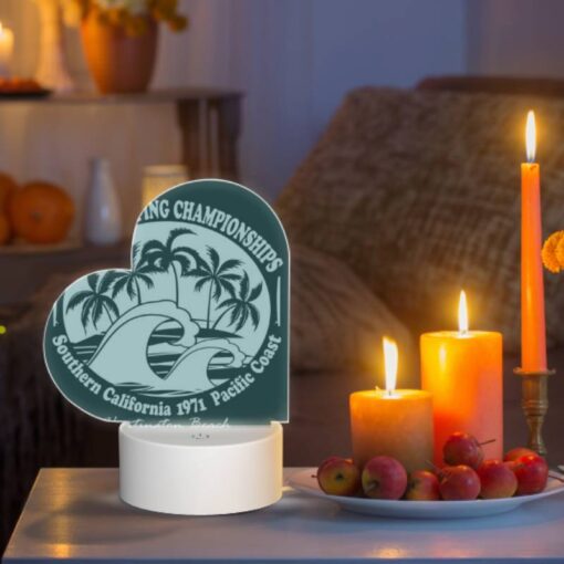 Love Acrylic Night Light, A Logo For The Southern California Summer Surfing Championships. -Acrylic Night Light Shop 1bf218e05e2e225c65ec502a6dcaa079f209dc0d