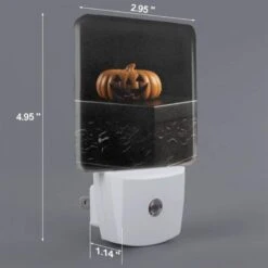 Night Light Set Of 2, A Carved Pumpkin Is Sitting On A Black Box. -Acrylic Night Light Shop 1c20de7e9e0b453c96ada06ab42d632bb21cde91
