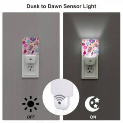 Night Light, A Colorful Floral Pattern With Pink -Acrylic Night Light Shop 1cef7bd270ce0a197528a05f3cc8e94347feff9f