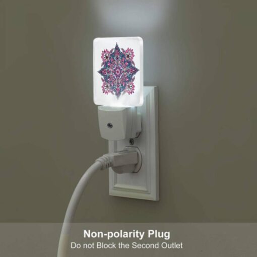 Night Light Set Of 2, A Colorful And Intricate Design Is Displayed On A White Background. -Acrylic Night Light Shop 1d159c642cf06e74a1211d08231af5e2eda97301