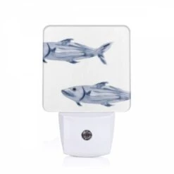 Night Light, Two Fish Are Shown Side By Side