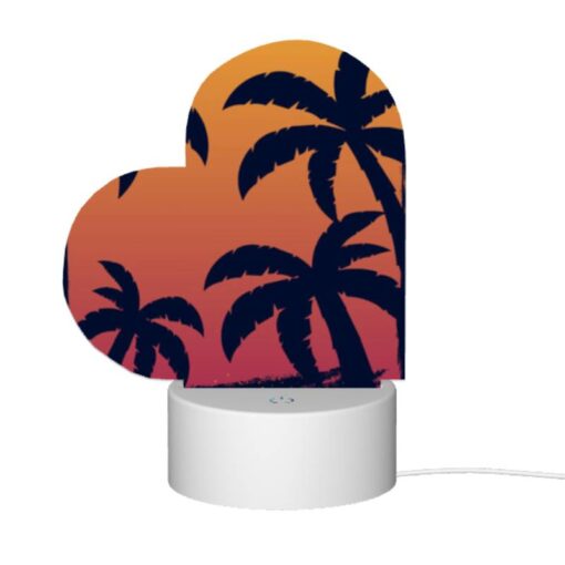 Love Acrylic Night Light, A Sunset With A Palm Tree In The Foreground. -Acrylic Night Light Shop 1dcb77204bced26e6b2530393661e235f0288eff