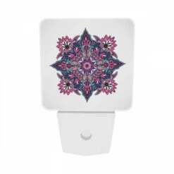 Night Light Set Of 2, A Colorful And Intricate Design Is Displayed On A White Background. 6 Night Light Set Of 2, A Colorful And Intricate Design Is Displayed On A White Background. -Acrylic Night Light Shop 1dedf980ca500b55a4a6a0332d97c783dd043364