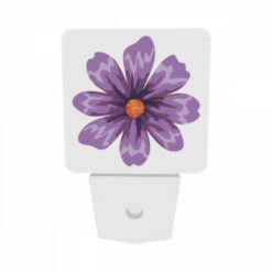 Night Light Set Of 2, A Purple Flower With An Orange Center. -Acrylic Night Light Shop 1e69ff3f32c5100d7a7de5d1cbf1029bf16a713b