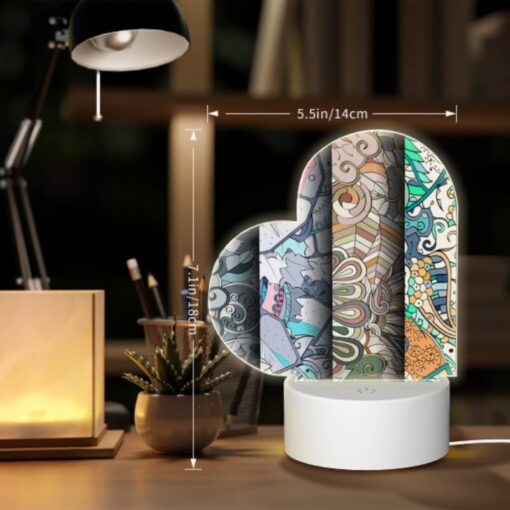 Love Acrylic Night Light, Three Different Colored Paintings Of Waves. -Acrylic Night Light Shop 1e86be8e7a7576eb6785e1b07b829c7e6e5ac619