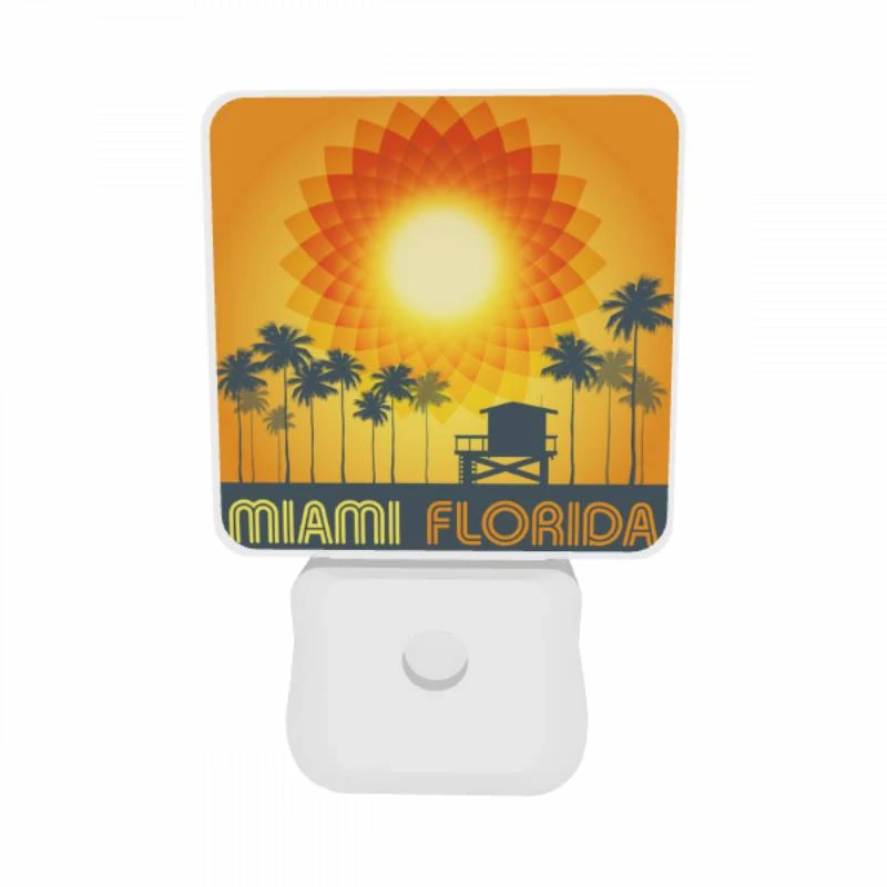 Night Light Set of 2, A sunny day in Miami Florida. Night Light Set Of 2, A Sunny Day In Miami Florida. -Acrylic Night Light Shop 1e93d9b130ed1c58a64cd3a3e29abbd92bef0f82