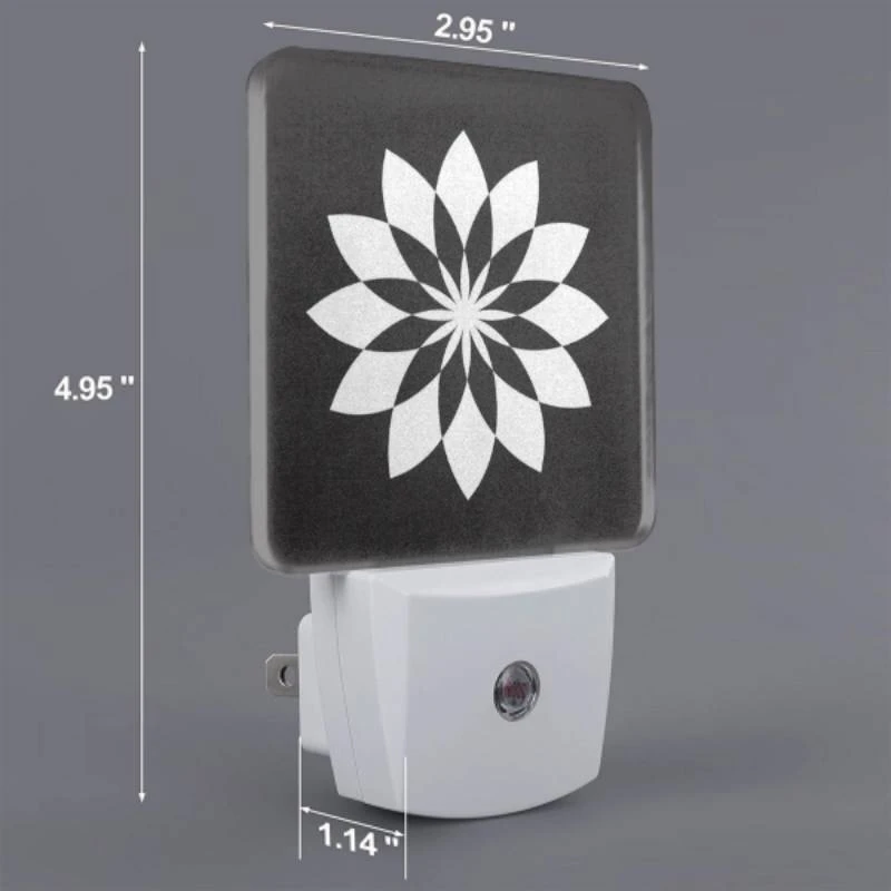 Night Light, A black and white flower design. Night Light, A Black And White Flower Design. -Acrylic Night Light Shop 1e954067ff3ed14971f5fd740a971ffa383da68f