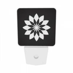 Night Light Set Of 2, A Black And White Flower Design. 6 Night Light Set Of 2, A Black And White Flower Design. -Acrylic Night Light Shop 1eb11e74eee5ac2ce49c3e1cc3f57c5b2152ec6e
