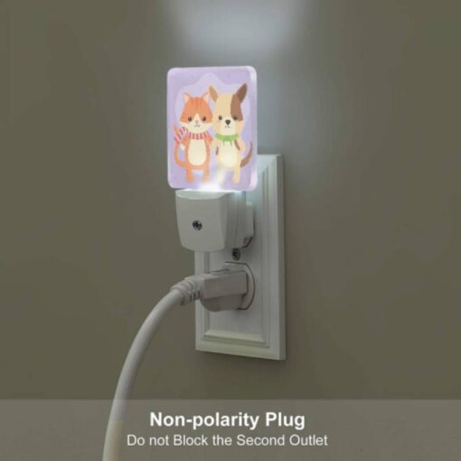 Night Light, Two Cute Cartoon Cats Standing Next To Each Other. -Acrylic Night Light Shop 1f17e5649ba9a4f90a0eaa1583cc3f1b4ed20300