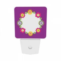 Night Light Set Of 2, A Purple Background With A Yellow Sunflower Design. 6 Night Light Set Of 2, A Purple Background With A Yellow Sunflower Design. -Acrylic Night Light Shop 1f219c2a20db9afb33e05c57cdb0a273c28c814d
