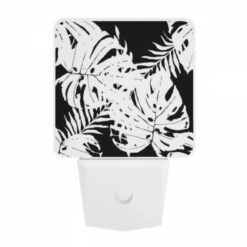 Night Light, A Black And White Photo Of A Leafy Plant. -Acrylic Night Light Shop 1ff718f3b50896eedb062513ec730f1843a805dc