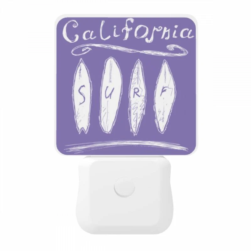 Night Light, A purple drawing of a surfboard with the word surf on it. Night Light, A Purple Drawing Of A Surfboard With The Word Surf On It. -Acrylic Night Light Shop 20628c626cdf17b1c8ab5635e86be96d243e298a