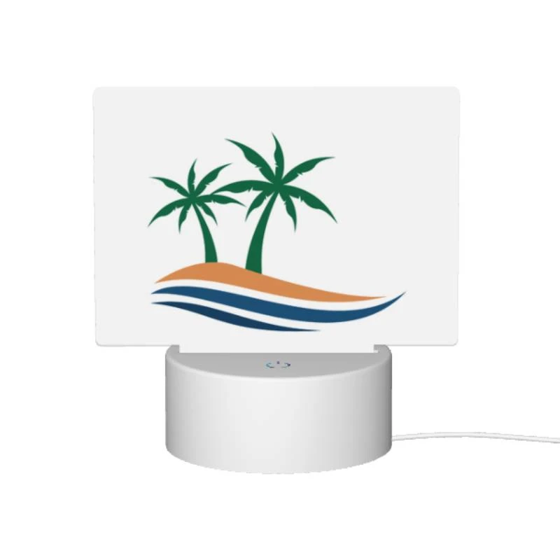 Rectangular Acrylic Night Light, A logo of a palm tree on a beach. Rectangular Acrylic Night Light, A Logo Of A Palm Tree On A Beach. -Acrylic Night Light Shop 21cc6bfa1cd8388c81bd737e7fe5a0cbdde72281