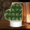 Love Acrylic Night Light, A Collection Of Leaves In Various Shapes And Sizes.