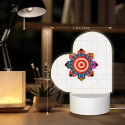 Love Acrylic Night Light, A Group Of People Are Standing Around A Circle With A Bullseye In The Middle. -Acrylic Night Light Shop 224544be618e9a27cad015bf64a164bc2636b883