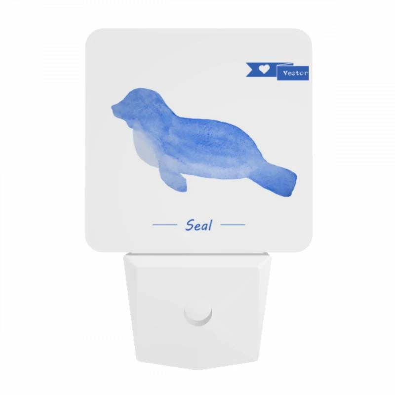 Night Light, A blue seal is shown in a cartoon style. Night Light, A Blue Seal Is Shown In A Cartoon Style. -Acrylic Night Light Shop 224d008f656164305da81ddd4befe925e727dd8d
