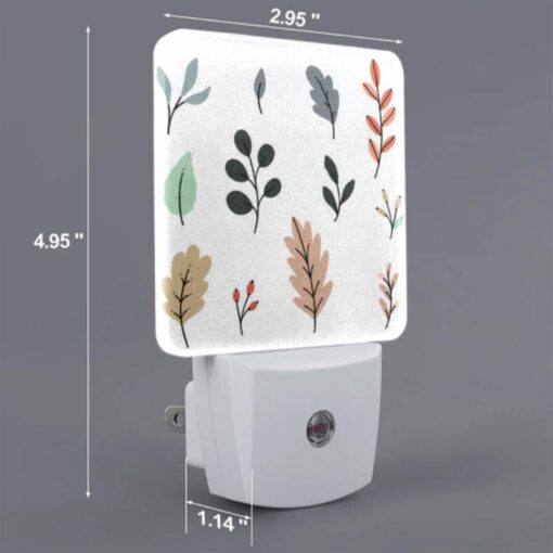 Night Light Set Of 2, A Collection Of Different Colored Leaves. -Acrylic Night Light Shop 228f04bd20490f3cd7faef220548b86db0de790c