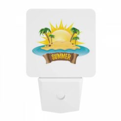 Night Light, A Sunny Beach With A Palm Tree Logo. -Acrylic Night Light Shop 232459d640c8fb9694feb23c2b7043c24cba3c2f