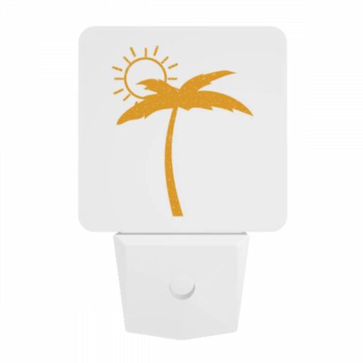 Night Light, A Sunny Day With A Yellow Sun And Two Palm Trees. -Acrylic Night Light Shop 234b8b3e496a5c37bb4bdcbb96350f5f2b7259aa