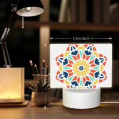 Rectangular Acrylic Night Light, A Colorful Flower With Yellow -Acrylic Night Light Shop 2383248cbde9ec2ae6abddbc4a9c666dd4fed447