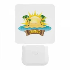 Night Light, A Sunny Beach With A Palm Tree Logo. -Acrylic Night Light Shop 23a98b67f457fc08c4b85af227fa3d10890d7720