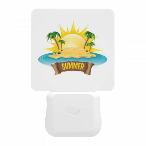Night Light, A Sunny Beach With A Palm Tree Logo. -Acrylic Night Light Shop 23a98b67f457fc08c4b85af227fa3d10890d7720