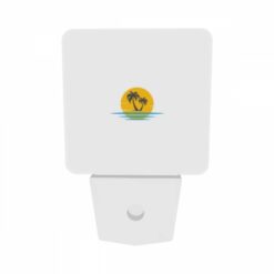 Night Light Set Of 2, A Yellow Sun With Palm Trees In The Ocean. -Acrylic Night Light Shop 23e9168ba4dc8ebbd873e25a24a4d6788f7cc494