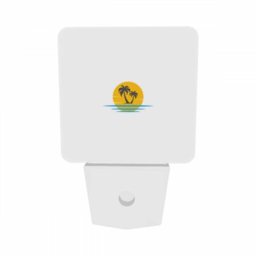 Night Light Set Of 2, A Yellow Sun With Palm Trees In The Ocean. -Acrylic Night Light Shop 23e9168ba4dc8ebbd873e25a24a4d6788f7cc494