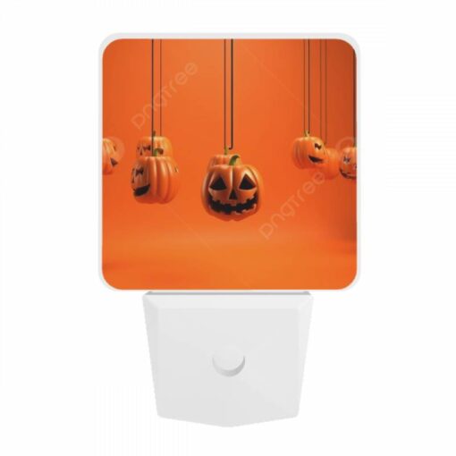Night Light, A Row Of Orange Pumpkins With Faces On Them. -Acrylic Night Light Shop 256016b3c7017fe4372e86291ee829bbe421fc2c
