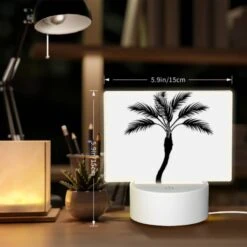 Rectangular Acrylic Night Light, A Black And White Drawing Of A Palm Tree. 5 Rectangular Acrylic Night Light, A Black And White Drawing Of A Palm Tree. -Acrylic Night Light Shop 257bf323e107dc2feee30e0ff40e2a5176665cc7