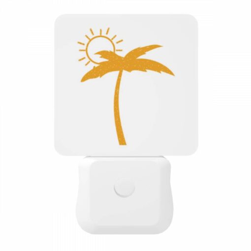 Night Light, A Sunny Day With A Yellow Sun And Two Palm Trees. -Acrylic Night Light Shop 25e8253b57615607abe286ecd38b868af221f0c9