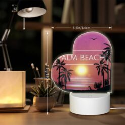 Love Acrylic Night Light, A Sunset Over The Ocean With A Beach Scene. -Acrylic Night Light Shop 2608443c124466f5524e0b1fe3496428bb0d54da