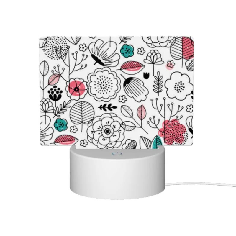 Rectangular Acrylic Night Light, A colorful floral pattern with pink Rectangular Acrylic Night Light, A Colorful Floral Pattern With Pink -Acrylic Night Light Shop 26243a4fc6e352629e6b7060c623ca8ccfc89b88