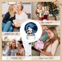 Round Acrylic Night Light, A Surfer Is Riding A Wave On A Surfboard. 7 Round Acrylic Night Light, A Surfer Is Riding A Wave On A Surfboard. -Acrylic Night Light Shop 262dd80d1b81a8117e757453f42937eb605f0040